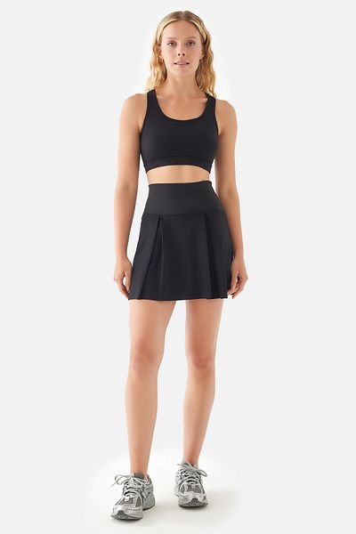 Superstacy Vivian Sports Black Tennis Skirt