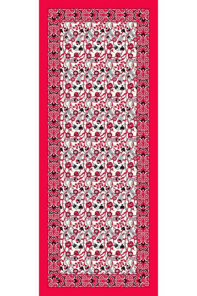nehir eşarp Flower Bud Pattern Air Conditioned Soft Shawl
