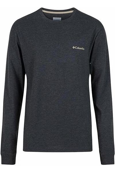 Columbia Ανδρικό μπλουζάκι Csc M Basic Sm Logo Ls Tee Grey CS0354-012