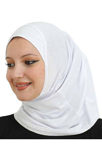 Modish Group Αθλητικό μαντήλι κεφαλιού Γυναικείο ένδυμα τουρμπάνι βισκόζης - Λευκό