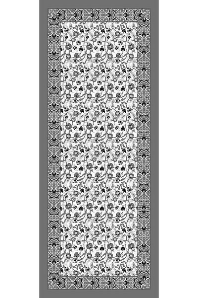 nehir eşarp Flower Bud Pattern Air Conditioned Soft Shawl