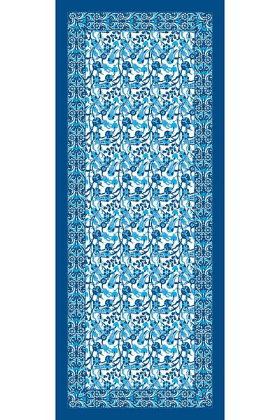 nehir eşarp Flower Bud Pattern Air Conditioned Soft Shawl