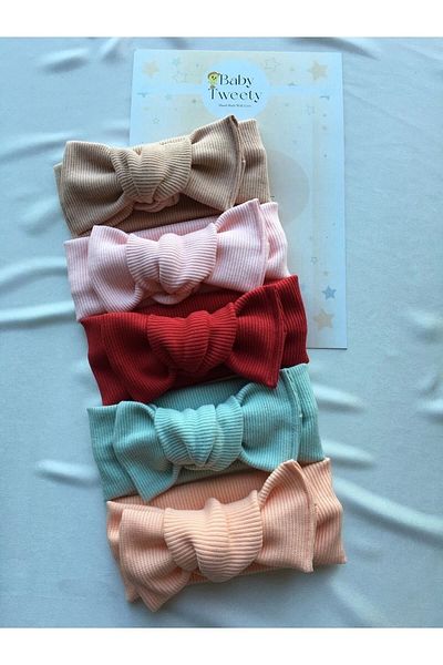 Baby Tweety 5-Piece Combination Handmade Baby Girl Bandana