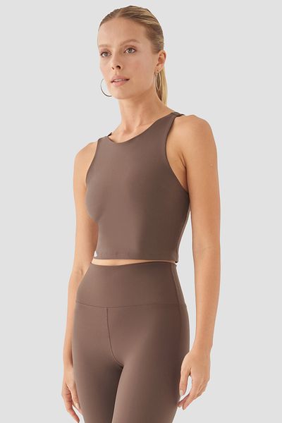 Superstacy Jane Medium Supported Bitter Brown Sports Bustier