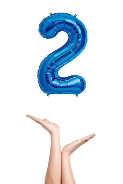 TURKUAZ PARTY Foil Balloon 16-2 Blue Set
