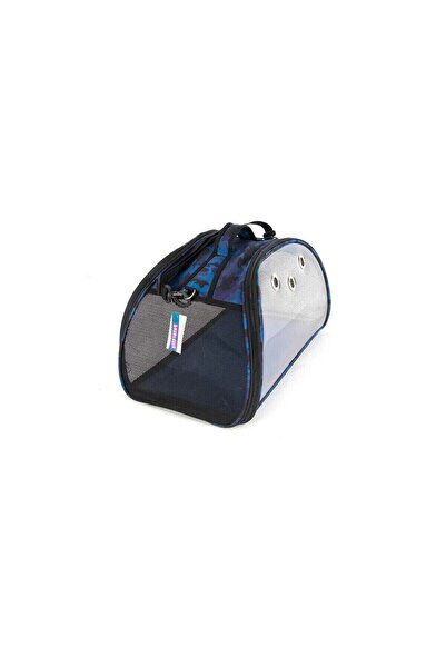 Pet Pretty Kamuflaj Desenli Şeffaf Köpek Kedı Taşıma Çantası 50 Cm