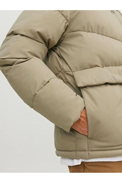 Jack & Jones Чоловіче пальто-пуховик з капюшоном з логотипом Vesterbro