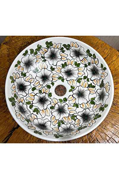 Çini Evi Düğün Hediyesi Gül Motifli Çini Avize