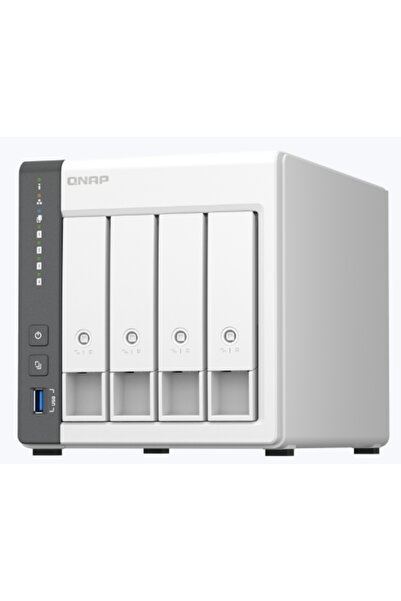 Qnap TS-433-4GB Nas Kayıt Cihazı (4GB Ram) (4 Disk Yuvalı) Tower Tipi - Distribütör Garantili