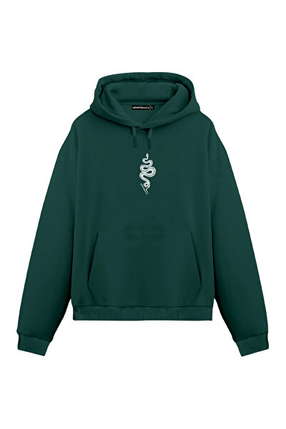 Mounte Bianca Unisex zmijska majica - obična kapuljača