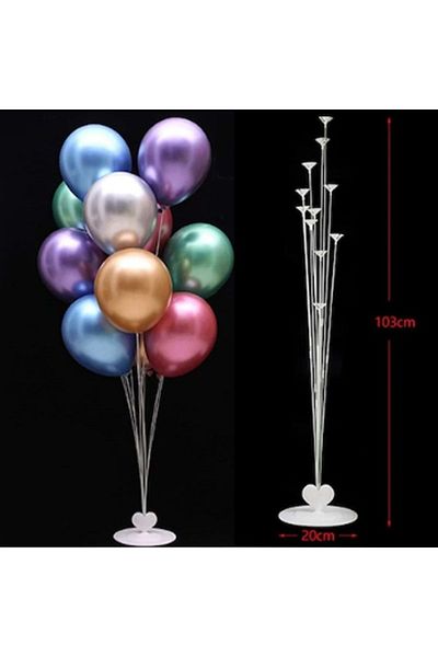 TURKUAZ PARTY 7 Pieces Balloon Stand