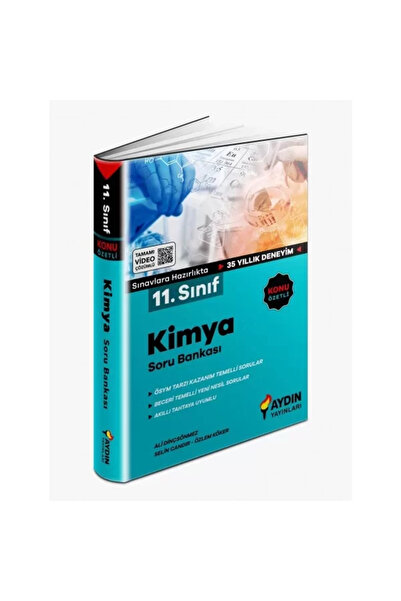 Aydın Yayınları 11. Sınıf Kimya Konu Özetli Soru Bankası