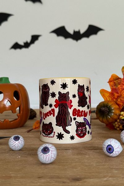 Hello Melody Design Hello Melody "Lucky Brew" Digital Printed Mug - Original Design, 9.5X8 cm