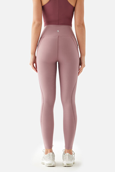 Superstacy Peggy High Waist Mesh Pocket Rose Sports Leggings