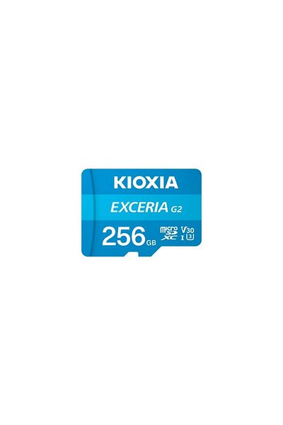 Kioxia 256Gb G2 Micro Sdxc U1 V30 4K 100/50 Lmex2L256Gg2 with Adapter
