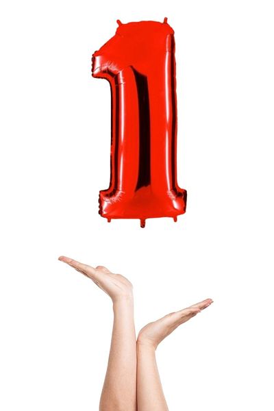 TURKUAZ PARTY Foil Balloon - Red Size 16 - Set of 16