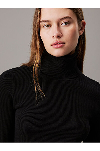 Calvin Klein WOVEN LABEL TIGHT SWEATER DRESS