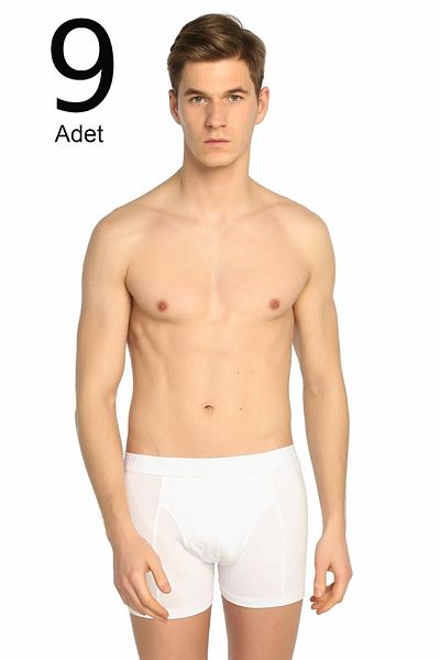Tutku Γυναικείο εσώρουχο White Cotton Rib - Πακέτο 3, με λουράκι σχοινιού