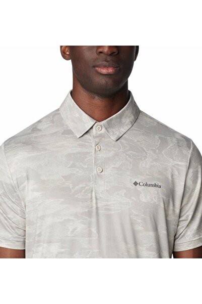 Columbia Men's Tech Trail™ Novelty Polo T-shirt Men's Ecru AE2215-278