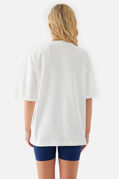 Superstacy Serenity Oversize Cream T-Shirt