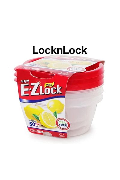 locknlock EzLock Round Container Set - 120ml (Set of 3)