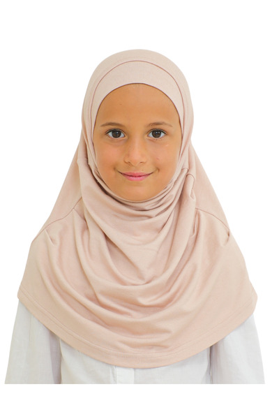 Modish Group Παιδικό ένα-τσέπες μαντήλι με σάλι τουρμπάνι βισκόζης - μπεζ