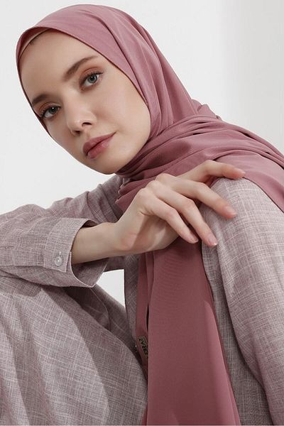 Belifanti Collection Μεταξωτό σάλι Medina Ροζ