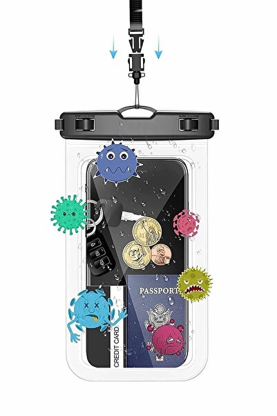Soillium Samsung Galaxy Note 9 Uyumlu Su Altı Askılı Kılıf Su Geçirmez Telefo...