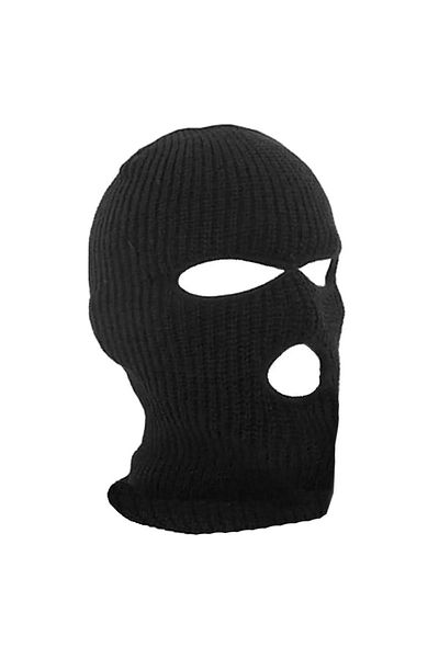 Belifanti Collection Knitted Knitwear Unisex Black Snow Mask