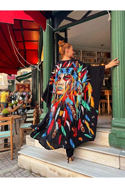 Bohem Stil تصميم خاص Astek مطبوع بوهو كيمونو - قفطان