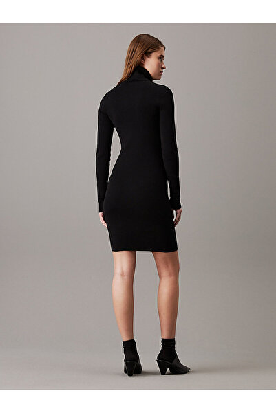 Calvin Klein WOVEN LABEL TIGHT SWEATER DRESS