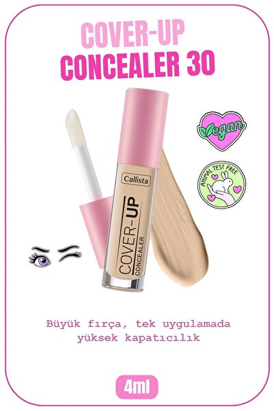Callista Cover Up Concealer Yoğun Kapatıcı Göz Altı Kapatıcısı - 30 Soft Sand