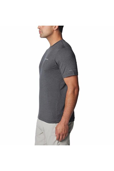 Columbia Tech Trail Crew Neck II Erkek Gri Outdoor T-Shirt AO5545-011