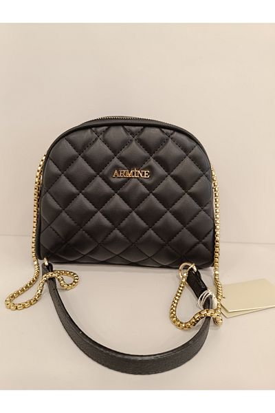 Armine Black Capitone 367 Women's Bag