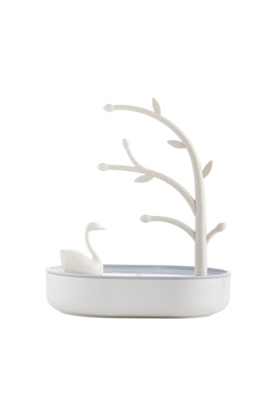 LUCKY CAT Kuğulu Mücevherlik Gri 18.1cm X 12.7cm X 20.9cm