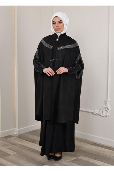 Tebrikler tekstil Yen-Season Women's Velvet Winter and Islamic Cap, Model 3810