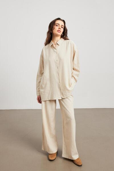 YOUR NAME Дамска риза с големи мотиви от камък