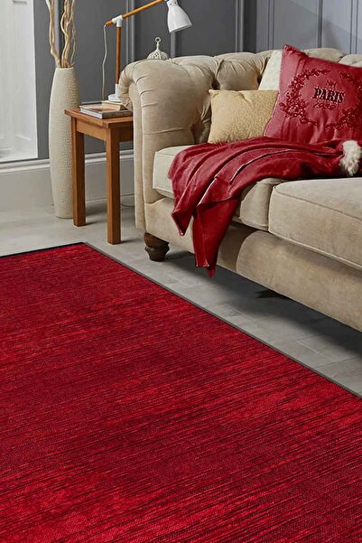 KilimistA MİLANO ML104 Kırmızı Leke Tutmaz Antialerjik Yıkanılabilir Dokuma D...