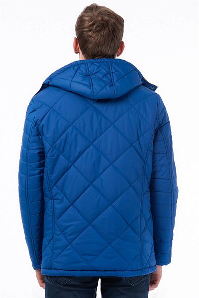 Dewberry M8605 Men's Coat-Saks Blue