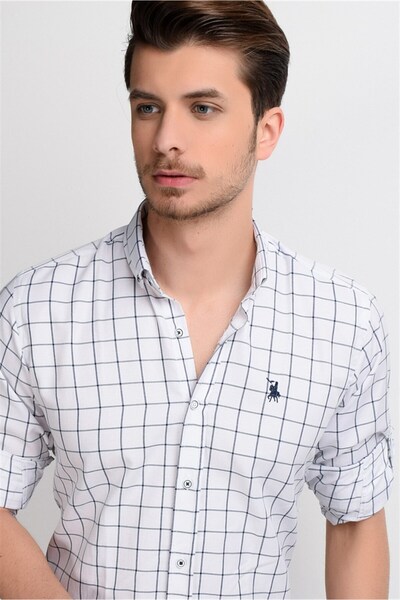 Dewberry G658 Men's Shirt-White