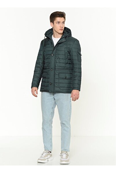 Dewberry K8638 Men's Coat-Green