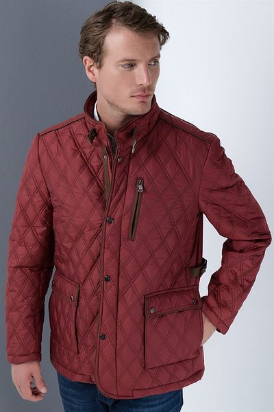 Dewberry K8613 Coat-burgundy