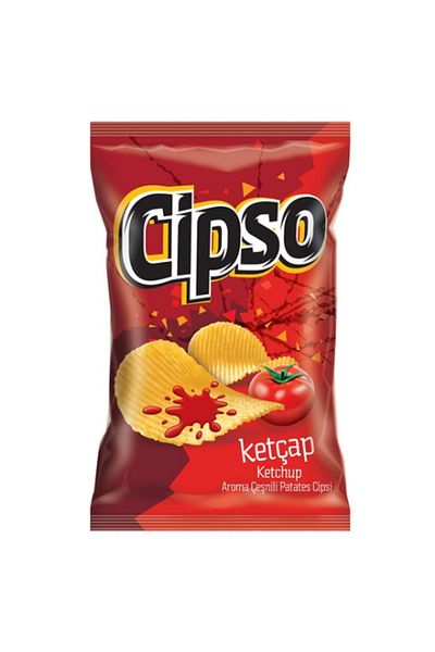 Cipso Ketchup Serrated Party Size 154 Gr. (Chips)