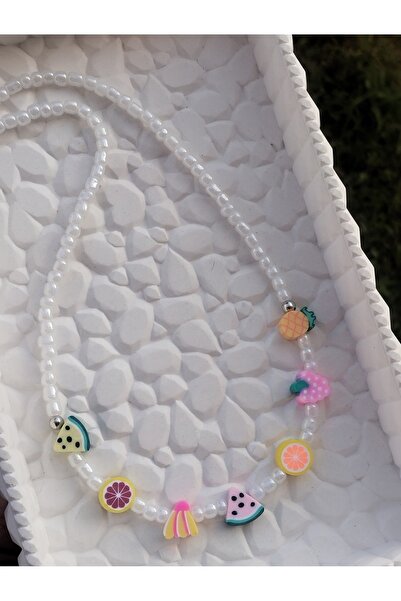 Amabel Jewelerys Fruit Figured Bead Necklace