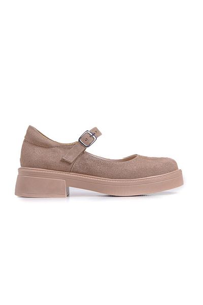 Ustalar Ayakkabı Çanta Μπεζ Suede Γυναικεία Casual Παπούτσια 240.1523