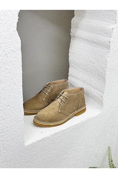 NUR KARACA 25K2318 ΓΝΗΣΙΟ Unisex Δερμάτινο Αυθεντικό Καουτσούκ Σόλα Μπότες Hashpapi μέχρι τον αστράγαλο