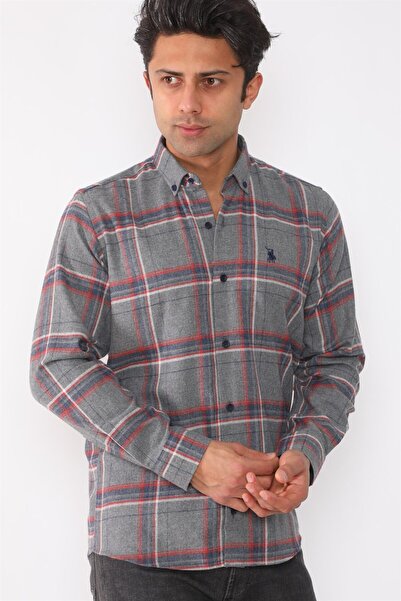 Dewberry Buttoned Collar Modern Men's Long Sleeve Shirt – Comfortable Fit for...