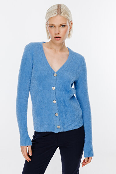 ON V-Neck Buttoned Cardigan