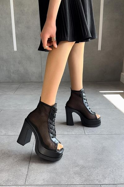 Modanizm Black Millie High Heels