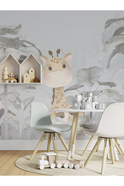 dreamwall Duvar Kağıdı Safari Masalı Tek Parça Poster Çocuk Odası Tekstil Duv...